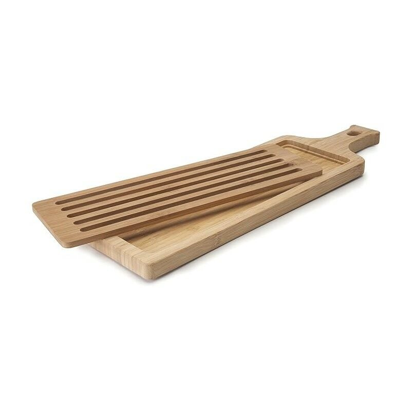 Suinga - Planche en bois pour couper le pain, 50x15 cm