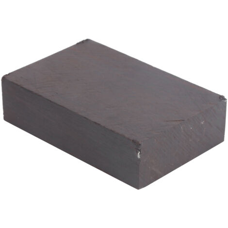 Planche en ébène noir pour manches d'outils, pièces d'instruments de musique et projets de bricolage - 70x50x20mm