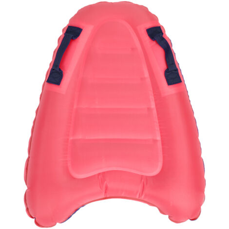 Planche flottante gonflable portable légère pour apprendre à nager, plage, bodyboard avec poignée rose