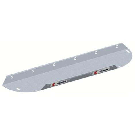 Plancher alu bac d'angle L 3m l 60cm avec 2 plinthes intégrées - DIMOS - 3000 mm