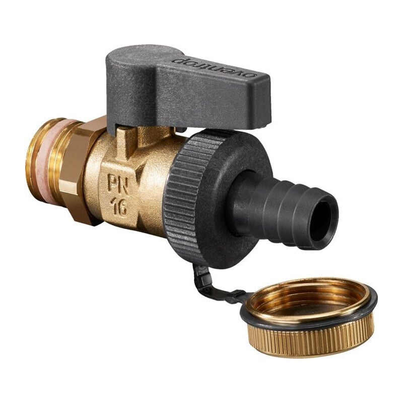 Robinet optiflex 3/4'' avec raccord et bouchon