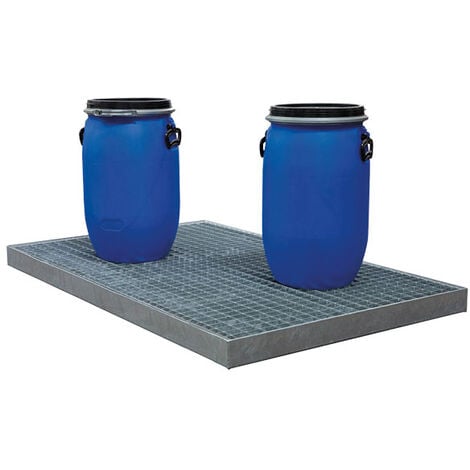 Plancher de rétention en acier galvanisé (plusieurs tailles disponibles)