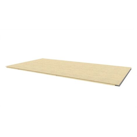 Plancher en bois 3m2 universel couleur: naturel