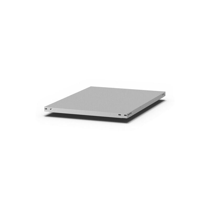 Plancher supplémentaire pour rayonnage à tablettes assemblage enfichable LxP 75x80cm Capacité de charge 130kg Galvanisé - Verzinkt