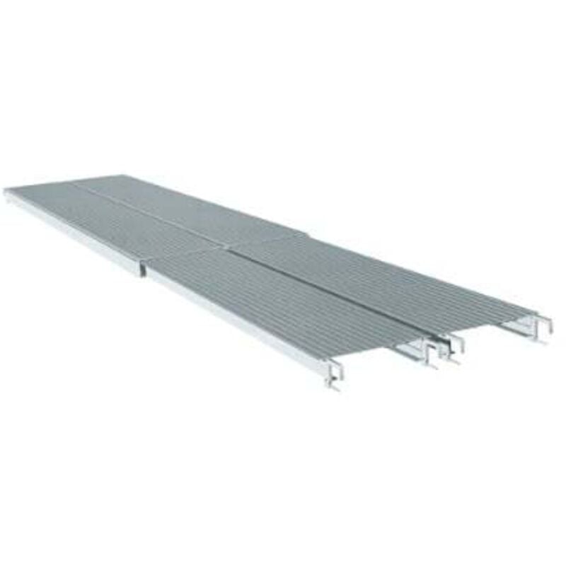 Dimos - Plancher alu télescopique emboîtable l 2à3m l 60cm (2 planches 880222) 3100 mm