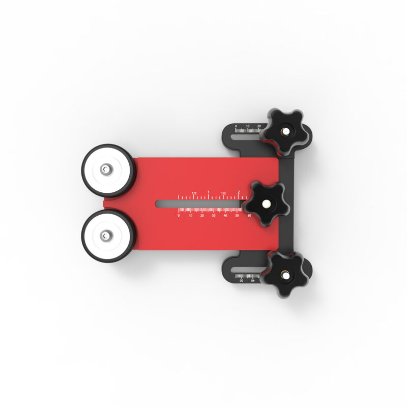 Planches à rouleaux de roulement mises à jour pour scie à table, routeur, guide de gabarit de scie à table, gabarit fin polyvalent et guide de scie