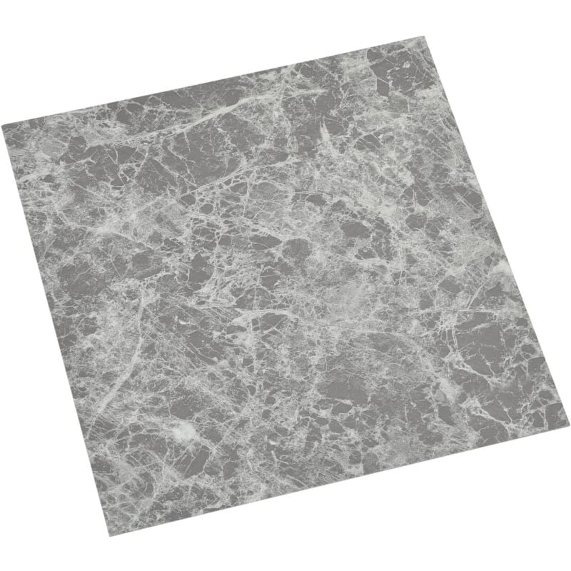 Dalles de plancher autoadhésives 20 pcs PVC 1,86 m² gris béton vidaXL