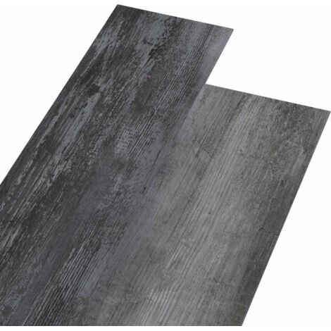 Planches de sol 18 pcs Gris 5,26 m² PVC vidaXL