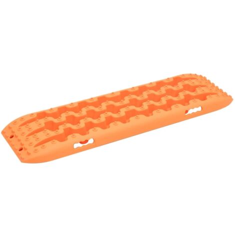 Planches de traction 2 pc Orange 106x30,5x7 cm Nylon CFW988614