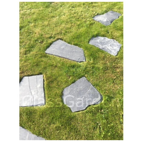 CLASSGARDEN Planchon Naturpiedra Pizarra - Pack 12 piezas