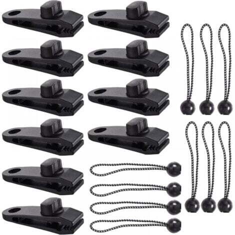 Planenclip Zelt, 20 Stück Planenklemmen, Zeltklemmen, robuste Planenclips, Tarp Clip Markisen, Krokodilmaul-Zeltclips für Zelte, Planen, Markisen, Wohnwagen