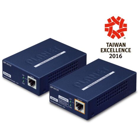 Planet 1-Port Long Reach POE terminé, LRP-101U-KIT