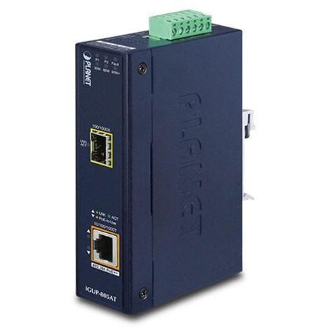 Planet Industrial 1-Port 100/1000X, IGUP-805AT