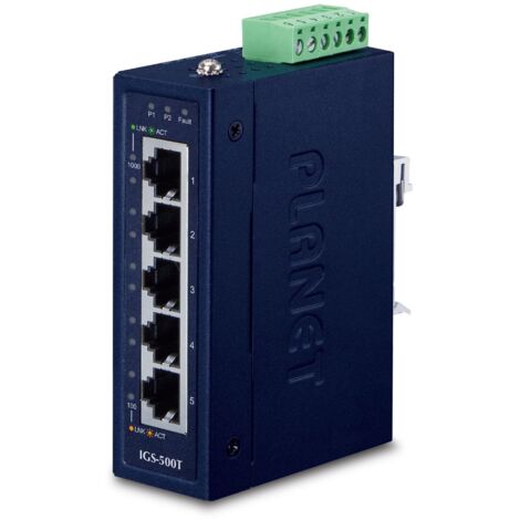 Planet IP30 Dimensioni compatte 5 porte, IGS-500T