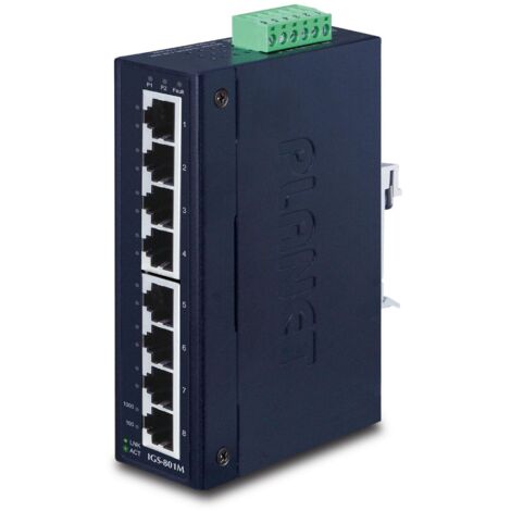 Planet IP30 Slim type 8-P Industriel, IGS-801M