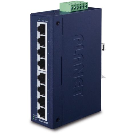 Planet IP30 Slim Type 8-P Industriel, ISW-801T