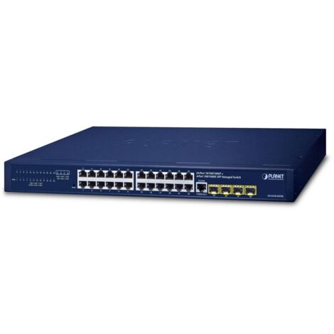 Planet IPv4/IPv6, 24 porte, GS-4210-24T4S