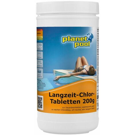 Planet Pool - Langzeit-Chlor-Tabletten 200 g, 1 kg