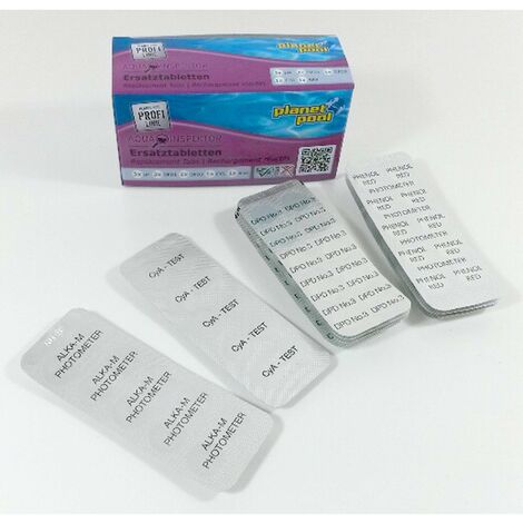 PLANET POOL - Profi Linie  Testtabletten pH/Chlor für Aqua Inspektor