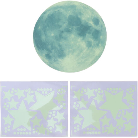 Planet Star Wall Stickers Luminous Wall Decals for Kids Room Baby Nursery Home Decoration