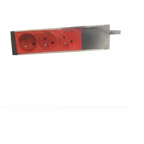 Planet-wattohm 39501 Bloc nourrice à encastrer triple prises 2P 16A 230V 3680W max