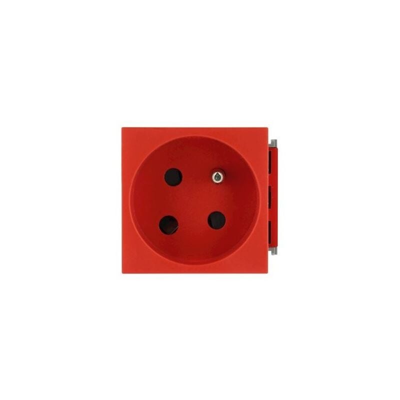 Planet Wattohm - 49046 - Trunking socket 2P+E 16A 250V Juxtaposed with keying - connex. auto. - Logix