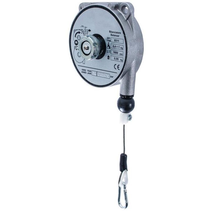 Planeta - Dispositif de rappel à ressort tcn 9311 capacité de charge 0,4-1 kg Longueur de la corde 1,6 m d. de la corde 2,0 mm