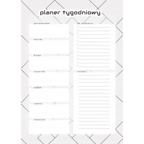 PLANIFICADOR SEMANAL MAGNÉTICO PARA NEVERA 40x56cm