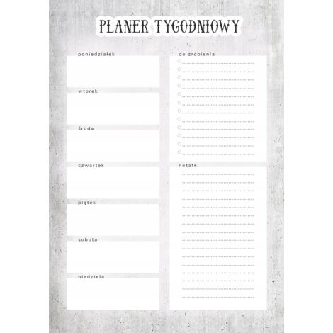 PLANIFICATEUR HEBDOMADAIRE MAGNÉTIQUE POUR RÉFRIGÉRATEUR 40x56cm