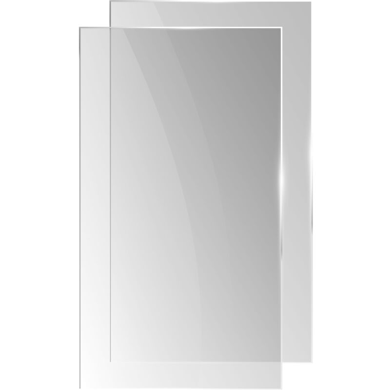 Planika - 2 x panneaux en verre pour lampe frontale