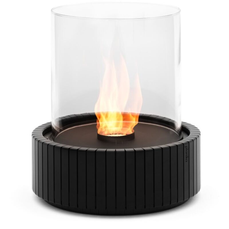 Planika - Lotus Bio ethanol tabletop brazier - Brasero sans fumée pour l'intérieur et l'extérieur - Brasero bio éthanol portable - Jusqu'à 3,5 heures