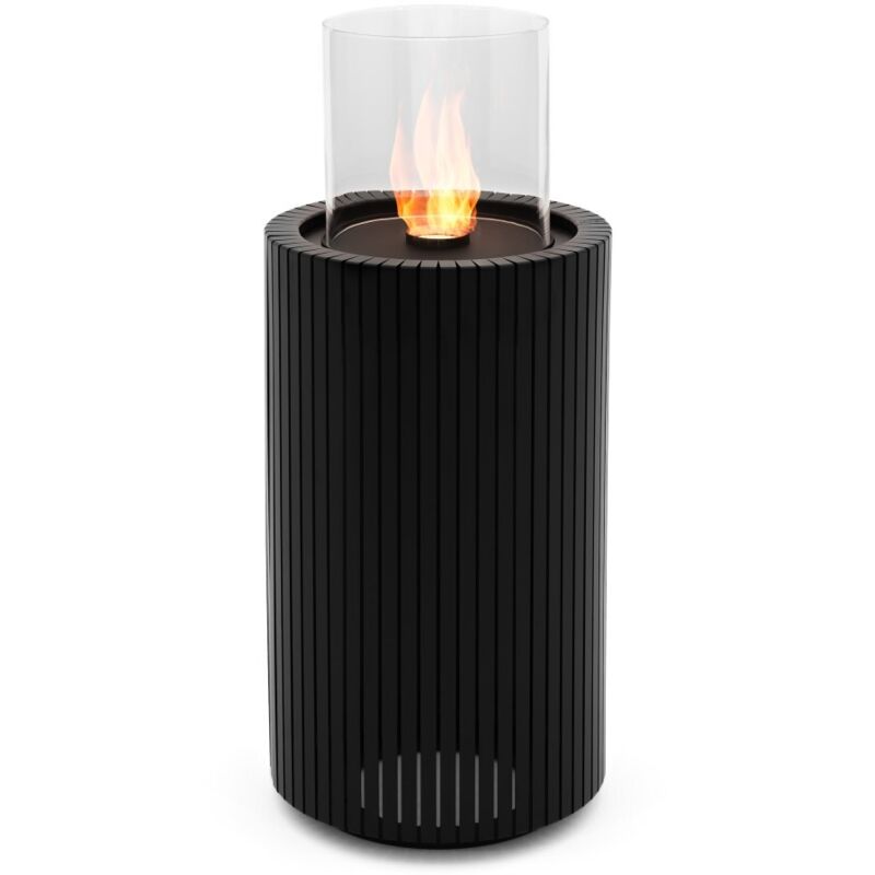 Planika - Mandala Cheminée à l'éthanol autoportante - Cheminée intérieure et extérieure - Cheminée à l'éthanol - Cheminée ronde à l'éthanol pour