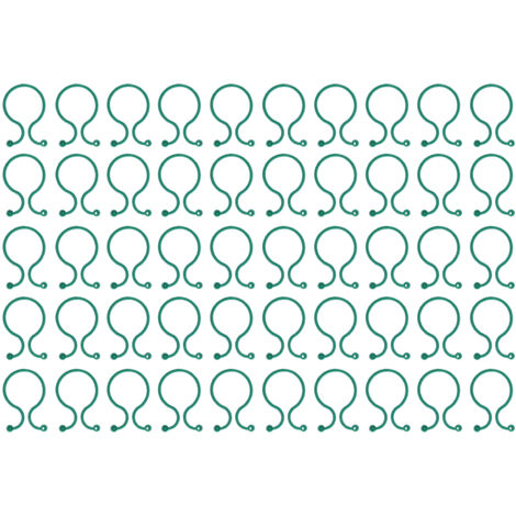 Plant Clip 50pcs EightShaped Buckle Fixing Clip Durable Garden Plant Support Clips for Branches and Flowers