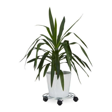 Plant roller with brake