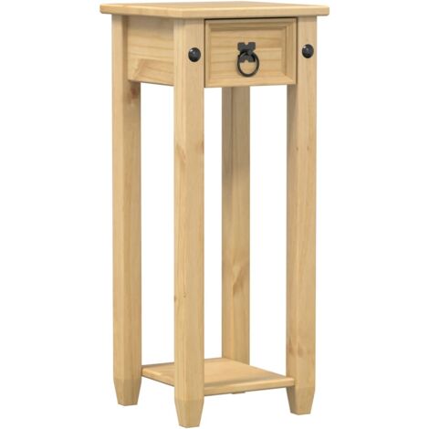 Plant Stand Corona 30x30x73 cm Solid Wood Pine vidaXL