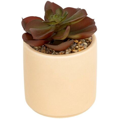 Planta aceite artificial Nils Maceta cerámica H12cm - Atmosphera créateur d'intérieur