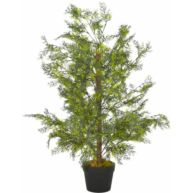 

Planta artificial arbol cipres con macetero 90 cm verde