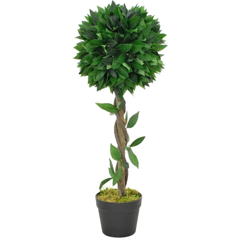 

Planta artificial árbol de laurel con macetero verde 70 cm