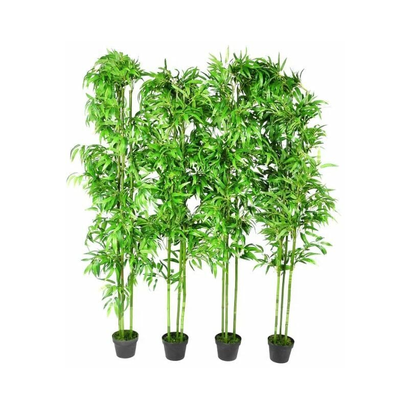 

Planta artificial de bambu set de 4 unidades 190 cm