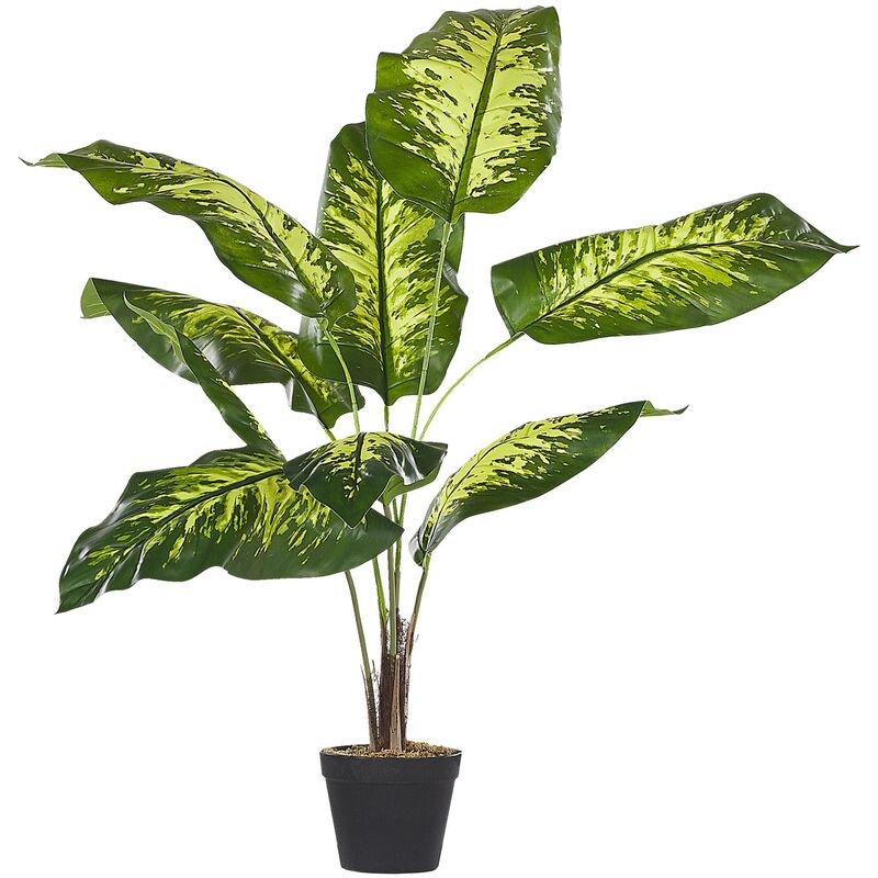 

Beliani - Planta artificial en maceta 122 cm DIEFFENBACHIA