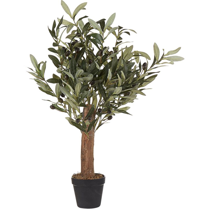 

Beliani - Planta artificial en maceta 77 cm OLIVE TREE