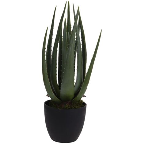 Planta artificial en maceta Aloe Vera 25x45 cm ProGarden