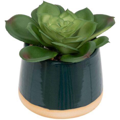 Planta artificial maceta de cerámica H12cm  - Atmosphera créateur d'intérieur