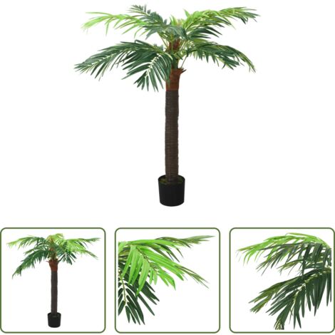 Planta artificial -  Palmera fénix artificial con macetero 190 cm verde