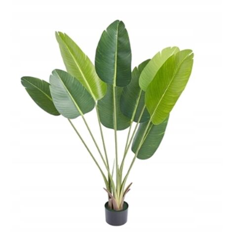 Planta artificial PALMERA PLÁTANO Exótica EN MACETA REALISTA 150cm