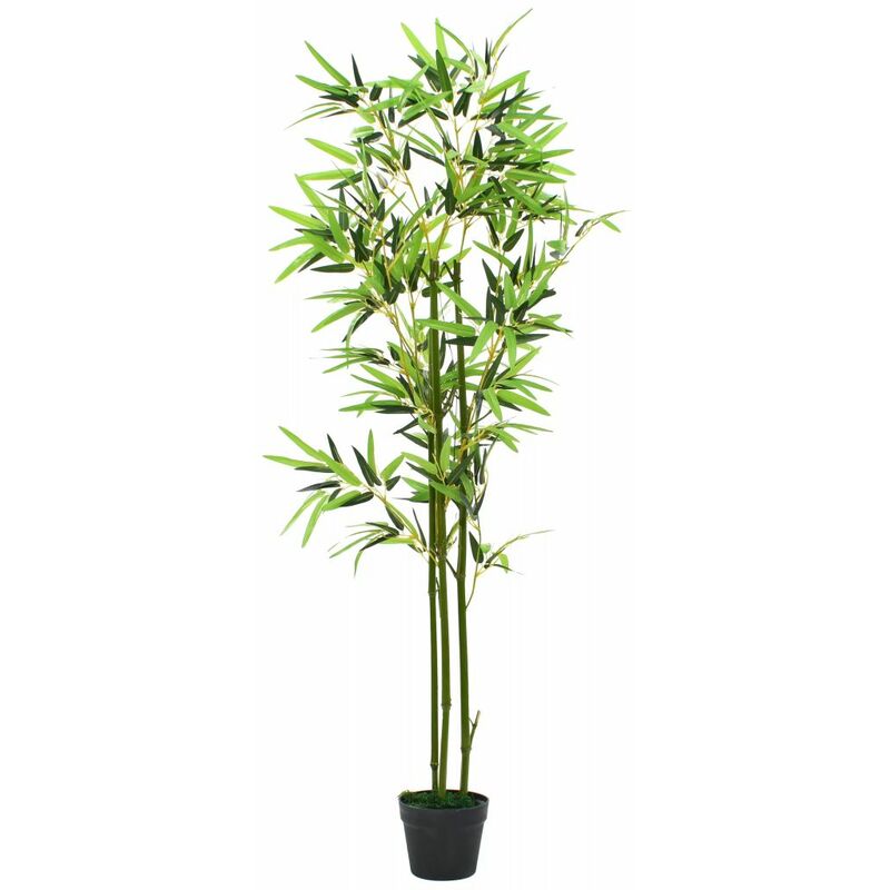 

Happyshopping - Planta de bambu artificial con maceta 150 cm verde