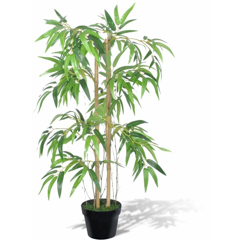 

Happyshopping - Planta de bambu artificial Twiggy con macetero 90 cm