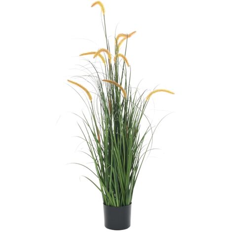 Planta de hierba artificial con espadaña 135 cm
