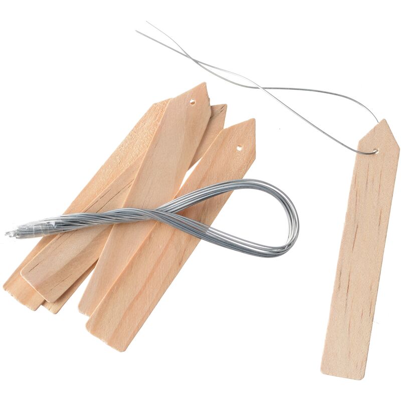 

Las etiquetas de siembra Naturaleza 10cm - 15 PC - Bois