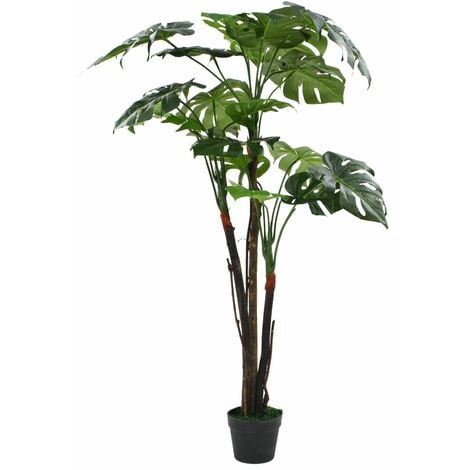 Planta de monstera artificial con maceta 130 cm verde